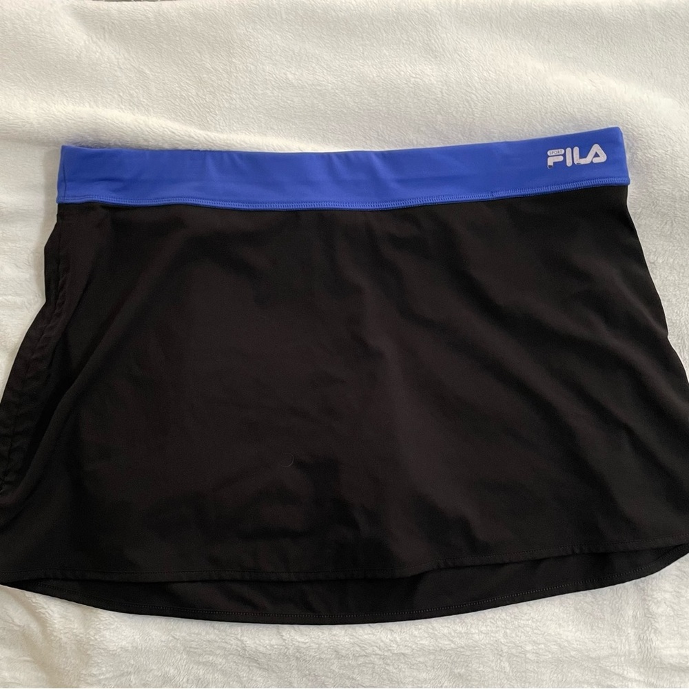 Fila Black and Blue Athletic Skirt XL